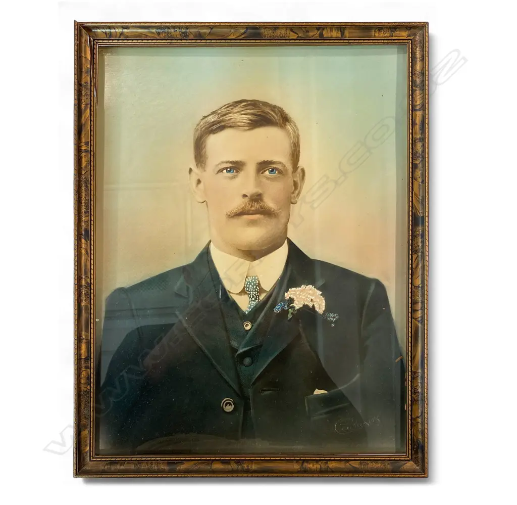 Colonial Portraits Ltd 'Head and shoulders portrait of a man', 1900 Image 1++